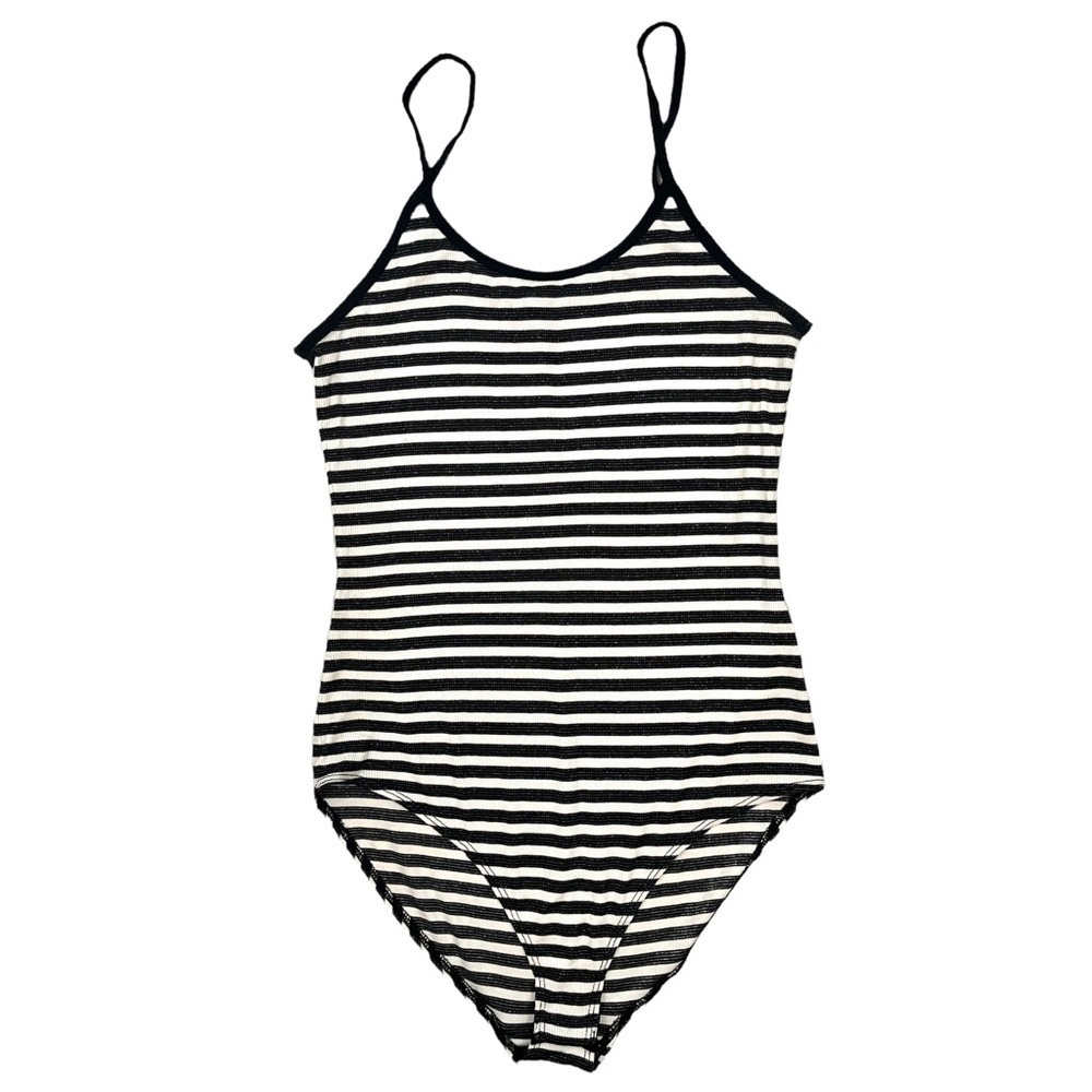 PAIGE metallic stripe bodysuit - Picture 5 of 8